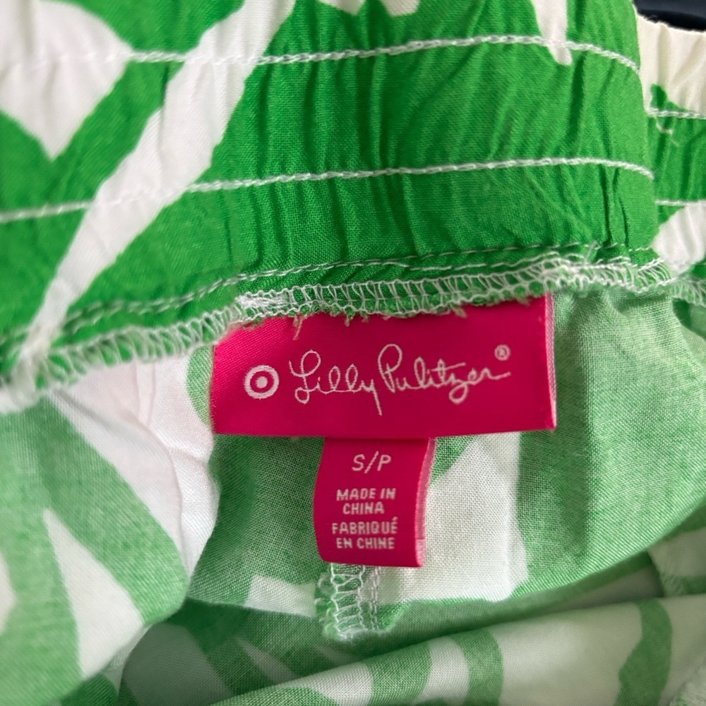 Lilly Pulitzer for Target Rayon Palazzo Boom Boom Tropical Wide Leg Pants Sz S - Picture 5 of 6